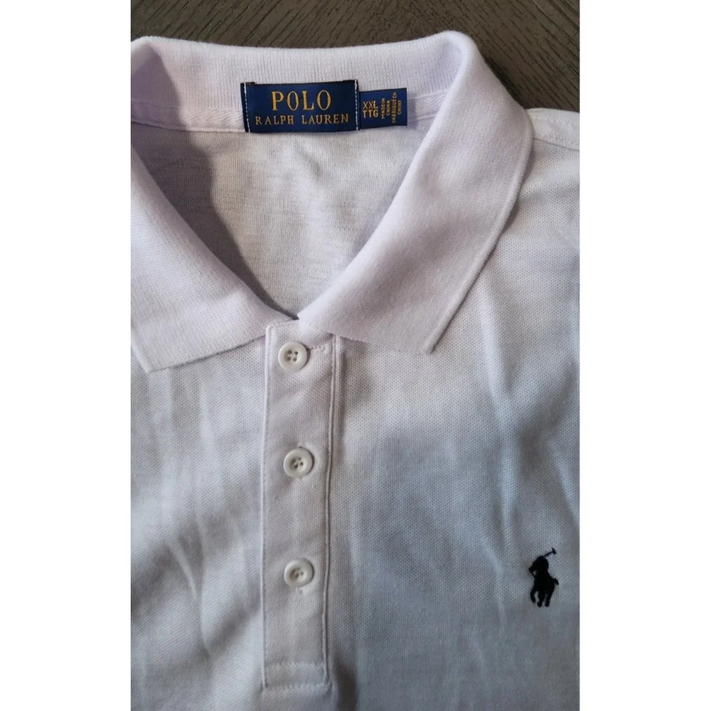 Polo Ralph Lauren White Polo Men's Size‎ XXL